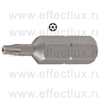 WERA 867/1 Z TORX® BO TX8 Бита универсальная для винтов TORX® с отверстием, 1/4" C6.3, TX 8 x 25 мм. WE-066498