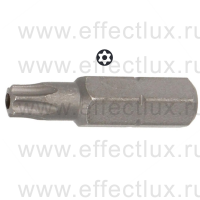 WERA 867/1 Z TORX® BO TX25 Бита универсальная для винтов TORX® с отверстием, 1/4" C6.3, TX 25 x 25 мм. WE-066515