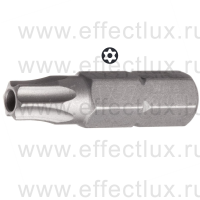 WERA 867/1 Z TORX® BO TX27 Бита универсальная для винтов TORX® с отверстием, 1/4" C6.3, TX 27 x 25 мм. WE-066520