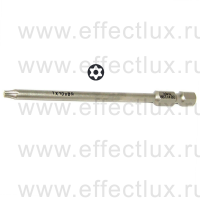 WERA 867/4 Z TORX® BO TX10-89 Бита универсальная для винтов TORX® с отверстием, 1/4" E6.3, TX 10 x 89 мм. WE-060050