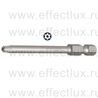 WERA 867/4 Z TORX® BO TX20-70 Бита универсальная для винтов TORX® с отверстием, 1/4" E6.3, TX 20 x 70 мм. WE-060142