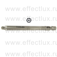 WERA 867/4 Z TORX® BO TX25-89 Бита универсальная для винтов TORX® с отверстием, 1/4" E6.3, TX 25 x 89 мм. WE-060053