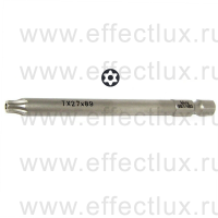 WERA 867/4 Z TORX® BO TX27-89 Бита универсальная для винтов TORX® с отверстием, 1/4" E6.3, TX 27 x 89 мм. WE-060057