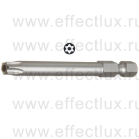 WERA 867/4 Z TORX® BO TX30-70 Бита универсальная для винтов TORX® с отверстием, 1/4" E6.3, TX 30 x 70 мм. WE-060145