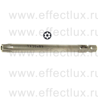 WERA 867/4 Z TORX® BO TX30-89 Бита универсальная для винтов TORX® с отверстием, 1/4" E6.3, TX 30 x 89 мм. WE-060054