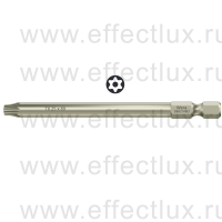 WERA 3867/4 TORX® BO TX25Х89 Бита для винтов TORX® с отверстием из нержавеющей стали, 1/4" E6.3, TX 25 x 89 мм. WE-071092