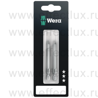 WERA 867/4 Z TORX® BO SB Набор бит с отверстием, в SB упаковке 1/4" E6.3, TX 30 x 70 мм, 2 шт. WE-073072