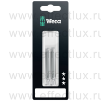 WERA 867/4 Z TORX® BO SB Набор бит с отверстием, в SB упаковке 1/4" E6.3, TX 40 x 70 мм, 2 шт. WE-073073