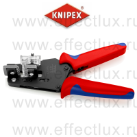 KNIPEX Стриппер прецизионный со сменными фасонными ножами, 0.03-0.09/0.14/0.38/0.57/1.5/2.08 мм², длина 195 мм. KN-121202