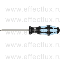 WERA 3355 PZ2 Отвёртка крестовая POZIDRIV, нержавеющая сталь, PZ 2 x 100 мм. WE-032032