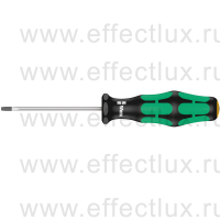 WERA Kraftform Plus 335 SL 2.0 Отвёртка шлицевая, 0.4 x 2.0 x 60 мм. WE-008006