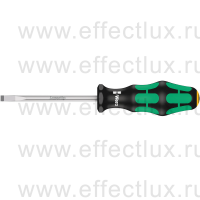 WERA Kraftform Plus 335 SL 6.0 Отвёртка шлицевая, 1.2 x 6.0 x 100 мм. WE-008061