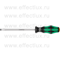 WERA Kraftform Plus 334 SL 7.0 Отвёртка шлицевая, 1.2 x 7.0 x 150 мм. WE-007635