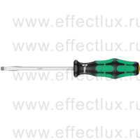 WERA 334 SK SL 4.0 Отвёртка шлицевая, с шестигранным стержнем, 0.8 x 4.0 x 90 мм. WE-007671