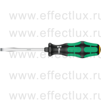 WERA 334 SK SL 4.5 Отвёртка шлицевая, с шестигранным стержнем, 0.8 x 4.5 x 90 мм. WE-007672