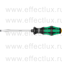 WERA 334 SK SL 6.5 Отвёртка шлицевая, с шестигранным стержнем, 1.2 x 6.5 x 125 мм. WE-007674