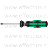 WERA Kraftform Plus 350 SK PH0 Отвёртка крестовая Phillips PH0х60 мм. WE-008750