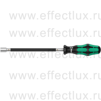 WERA Kraftform Plus 391 Отвёртка с гибким стержнем под внешний шестигранник 8 x 167 мм. WE-028152