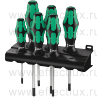 WERA 367/6 TORX® Kraftform Plus Набор отвёрток + подставка, 6 предметов WE-028062