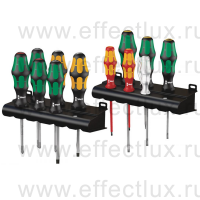 WERA Kraftform XXL набор отвёрток + 2 подставки SL+PH+PZ, 12 предметов WE-051010