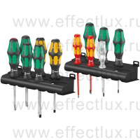 WERA Kraftform XXL 2 набор отвёрток + 2 подставки SL+PH+PZ+TX, 12 предметов WE-051011