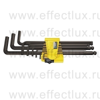 WERA 950/9 Hex-Plus Imperial 1 Набор Г-образных ключей, дюймовых, BlackLaser, 9 предметов WE-022171