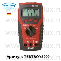 TESTBOY Цифровой мультиметр с сенсором напряжения и LED-фонариком TESTBOY 3000
