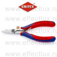KNIPEX Стриппер-ножницы для электроники, Ø 0.03-1.0 мм. (0.01-0.75 мм²), длина 140 мм., 2-компонентные ручки KN-1182130