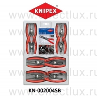 KNIPEX Комплект прецизионных щипцов для стопорных колец 8 предметов KN-002004SB
