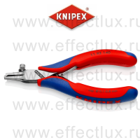 KNIPEX Стриппер для электроники, Ø 0.1-0.8 мм., длина 140 мм., 2-компонентные ручки KN-1192140
