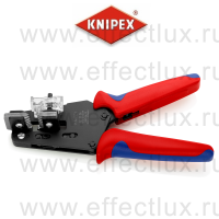 KNIPEX Стриппер прецизионный со сменными фасонными ножами, 0.14-0.25/0.75/1.5/2.5/4/6 мм², длина 195 мм. KN-121206