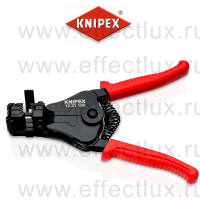 KNIPEX Стриппер со сменными фасонными ножами, 0.5-0.75/1/1.5/2.5/4/6 мм², длина 180 мм, обливные ручки KN-1221180
