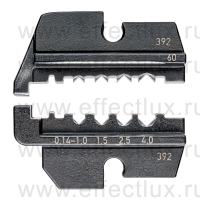 KNIPEX Плашка опрессовочная: контакты точеные HTS + Harting, 0.14-4.0 мм², 4 гнезда KN-974960