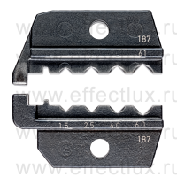 KNIPEX Плашка опрессовочная: контакты точеные Harting, 1.5/2.5/4/6 мм², 4 гнезда KN-974961