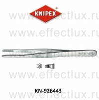 KNIPEX Пинцет для прецизионных работ тупая форма KN-926443