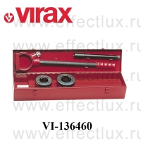 VIRAX * Двухсекционная трещотка с плашками 1.1/2" в чемодане VI-136460