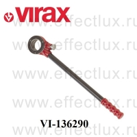 VIRAX * Трещотка односекционная для плашек 1/8" - 1.1/4" VI-136290