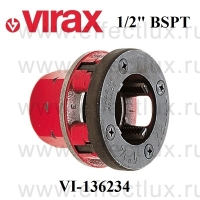 VIRAX * Плашка для нарезки резьбы 1/2" BSPT, правая коническая резьба VI-136234