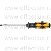 WERA 932 A SL 9.0 Отвёртка силовая шлицевая, 1.6 x 9.0 x 150 мм., вспомогательный шестигранник, для работы с проблемным крепежом WE-018268