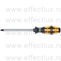 WERA 917 SPH PH3 Отвёртка силовая крестовая, PH 3 x 150 мм., вспомогательный шестигранник, для работы с проблемным крепежом WE-017015