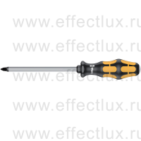 WERA 918 SPZ PZ3 Отвёртка силовая крестовая, PZ 3 x 150 мм., вспомогательный шестигранник, для работы с проблемным крепежом MM WE-017054