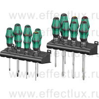 WERA Kraftform Big Pack 300 Набор отверток + 2 подставки SL+PH+PZ+TX, 14 предметов WE-105630